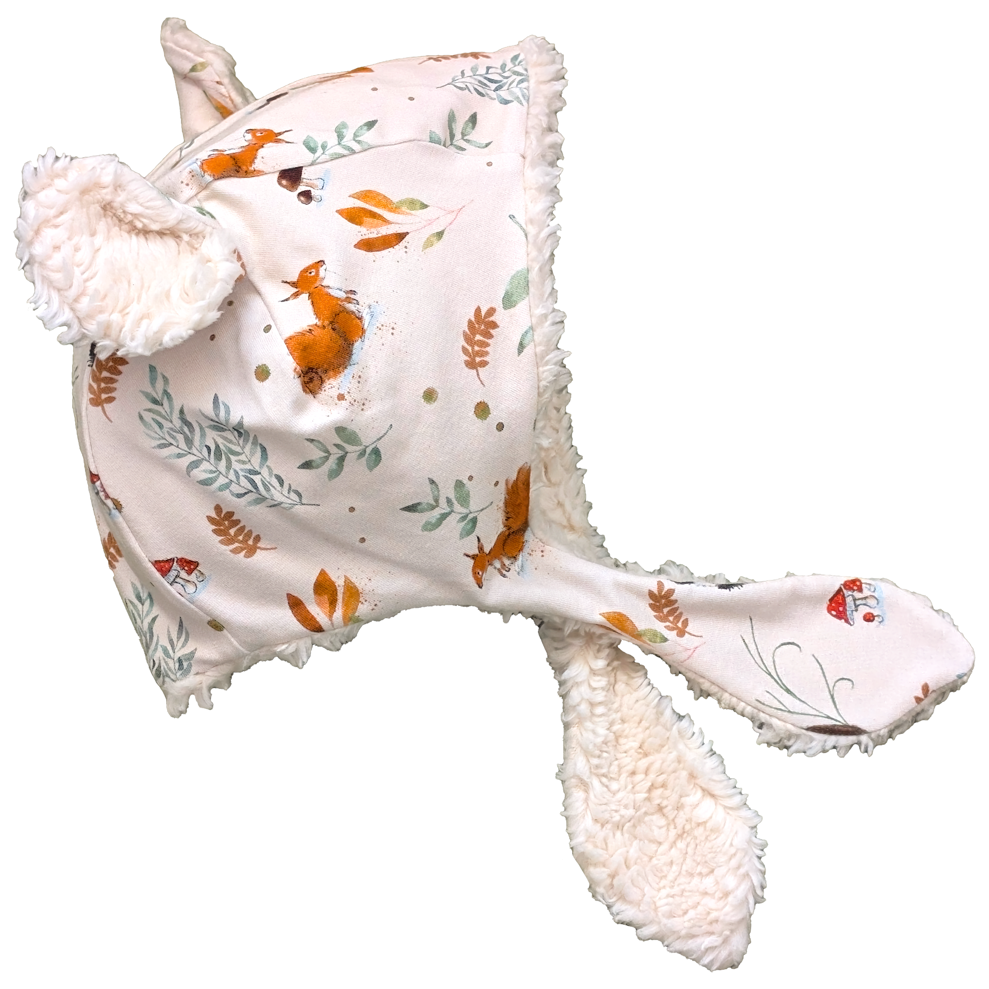 bonnet bébé bio ratons et écureuils