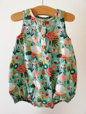 Barboteuse bébé fleurs Dakota